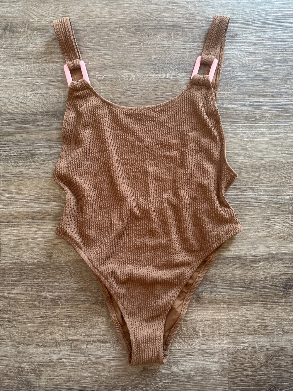 Aerie Crinkle Birthday Scoop Cheekiest One Piece Swimsuit - Picture 2 of 5